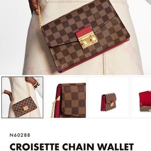 LV Croisette in Scarlet